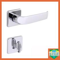 Fechadura para porta de Banheiro VICTORIA Roseta 508049 Cromado 40mm Arouca Fechadura para porta de Banheiro VICTORIA Roseta 508049 Cromado 40mm Arouca