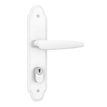 Fechadura para Porta de casa Externa 40mm branca stam