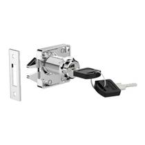 Fechadura para porta de correr 0202 22mm cromado