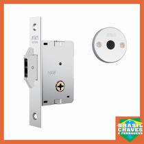 Fechadura para Porta de Correr 1008 Roseta Redonda Inox 30mm STAM Fechadura para Porta de Correr 1008 Roseta Redonda Inox 30mm STAM