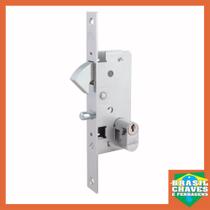 Fechadura para Porta de Correr Externa Bico de Papagaio Cromada 6925 25mm Arouca