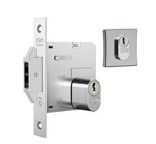 Fechadura Para Porta de Correr Stam 1006 Roseta Quadrada