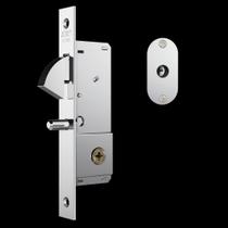 Fechadura Para Porta De Correr Stam 1940 Chave Tetra Espelho Inox