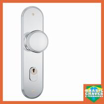 Fechadura para Porta de Entrada Externa 1601 08 Inox 55mm STAM Maçaneta Bola Fechadura para Porta de Entrada Externa 1601 08 Inox 55mm STAM Maçaneta Bola