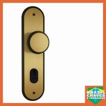 Fechadura para Porta de Entrada/Externa 1601 08 Oxidada 55mm STAM Maçaneta Bola