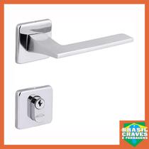 Fechadura para Porta de Entrada Externa STILO Roseta 108027 Cromado 55mm Arouca Fechadura para Porta de Entrada Externa STILO Roseta 108027 Cromado 55mm Arouca