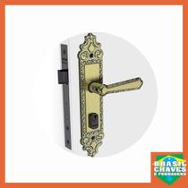 Fechadura para porta de Entrada/Externa Veneza 0731.34 Colonial 40mm Soprano Maçaneta Alavanca