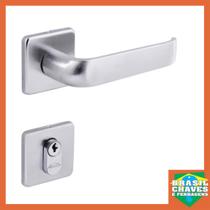 Fechadura para porta de Entrada Externa VICTORIA Roseta 108049 Aço Escovado 40mm Arouca Fechadura para porta de Entrada Externa VICTORIA Roseta 108049 Aço Escovado 40mm Arouca