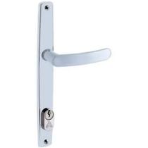 Fechadura Para Porta De Madeira Aliança Externa Inox Estreita Sala Trinco 2400A IP Maçaneta Chave