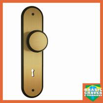 Fechadura para porta de Quarto/Interna 1610 08 Oxidada 45mm STAM Maçaneta Bola