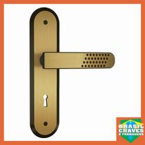 Fechadura para porta de Quarto/Interna 1810 21 Oxidada 40mm STAM Maçaneta Alavanca