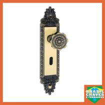 Fechadura para porta de Quarto Interna Colonial Castelo Maçaneta Bola Excêntrica HAGA 1075B 40mm Fechadura para porta de Quarto Interna Colonial Castelo Maçaneta Bola Excêntrica HAGA 1075B 40mm