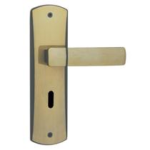 Fechadura para Porta de Quarto Interna com Espelho Capri 40mm MGM Bronze Latonado Fechadura para Porta de Quarto Interna com Espelho Capri 40mm MGM Bronze Latonado