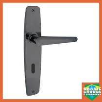 Fechadura para porta de Quarto Interna MARESIAS 125 Preto Fosco 40mm VOUGA Maçaneta Alavanca