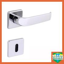 Fechadura para porta de Quarto Interna VICTORIA Roseta 408049 Cromado 40mm Arouca