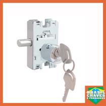 Fechadura para Porta de Vidro Blindex de Bater Cilindro Redondo 2171-69 Cromada Arouca Fechadura para Porta de Vidro Blindex de Bater Cilindro Redondo 2171-69 Cromada Arouca