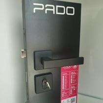 Fechadura Para Porta Ferro Madeira Externa 40 Mm Preto 408 - Pado Fechadura Para Porta Ferro Madeira Externa 40 Mm Preto 408 - Pado