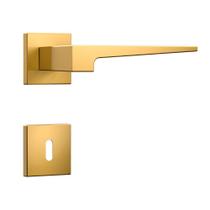 Fechadura Para Porta Interna Quadrada 40 mm Dourada Stam