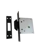 Fechadura para portas de correr com bico duplo 5006 Preta Arouca