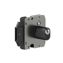 Fechadura para Vidro Cilíndrica Oval com Bico Preto 3F 3050PP Fechadura para Vidro Cilíndrica Oval com Bico Preto 3F 3050PP