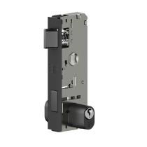 Fechadura Para Vidro Temperado Com Maçaneta 21mm 3080E124 Preto 3F