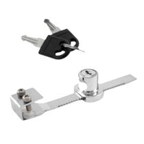 Fechadura Para Vitrine Trava Jacaré Para Porta de Vidro