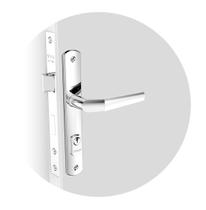 Fechadura Perfil Estreito Popline Externa Espelho Cromado 20mm (20x53 PY45) Soprano Fechadura Perfil Estreito Popline Externa Espelho Cromado 20mm (20x53 PY45) Soprano