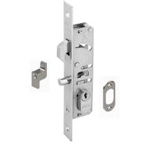 Fechadura Perfil Externa 6915A Porta de Correr Bico de Papagaio Inox Polido Arouca Fechadura Perfil Externa 6915A Porta de Correr Bico de Papagaio Inox Polido Arouca