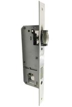 Fechadura Pivotante Rolete Perfil Estreito Ferro ou Alumínio 1070 Branca