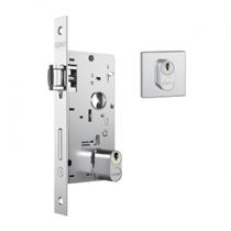 Fechadura Pivotante Roseta Quadrada Rolete Stam 803 Cromada