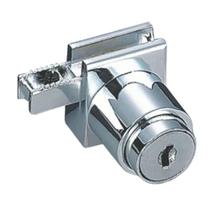 Fechadura Plus para Vitrini com fixação no Perfil Aluminio U