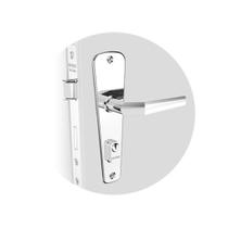 Fechadura Popline 40X53 Cromada - Soprano Externa