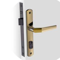 Fechadura Popline Perfil Estreito Externa 20mm Antique Brass ESP15 20x53 Soprano Fechadura Popline Perfil Estreito Externa 20mm Antique Brass ESP15 20x53 Soprano