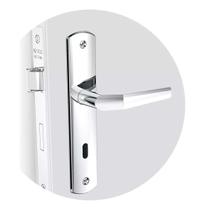 Fechadura PopLine Reta Interna Cromada ESP26 40x53 Fechadura PopLine Reta Interna Cromada ESP26 40x53