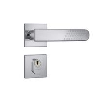 Fechadura Porta 803.21 Broca 40mm Roseta Quadrada Em Aço Inox Escovado Stam Fechadura Porta 803.21 Broca 40mm Roseta Quadrada Em Aço Inox Escovado Stam