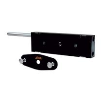 Fechadura porta aço trava lateral preto fosco stam Fechadura porta aço trava lateral preto fosco stam