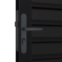 Fechadura Porta Alumínio Stam Externo 601-602/03 Preto Fosco Fechadura Porta Alumínio Stam Externo 601-602/03 Preto Fosco