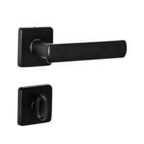 Fechadura Porta Arouca Dama 5080901/40 Banheiro WC Quadrada Preta Fechadura Porta Arouca Dama 5080901/40 Banheiro WC Quadrada Preta