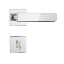 fechadura Porta banheiro lavabo 823/21 quadrada cromada