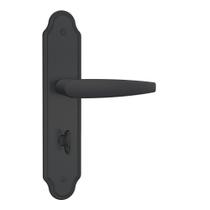 Fechadura Porta Banheiro Madeira Stam 823/33 Preto Fosco