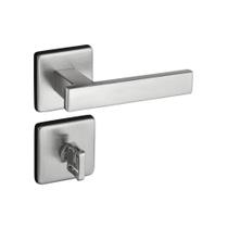 Fechadura Porta Banheiro Retro Inox Escovado Broca 55mm Pado Fechadura Porta Banheiro Retro Inox Escovado Broca 55mm Pado