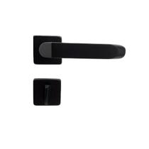 Fechadura porta banheiro tera imab wc preta preto fosco pp 40mm Fechadura porta banheiro tera imab wc preta preto fosco pp 40mm