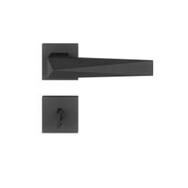 Fechadura porta banheiro wc ascot pado preta preto 55mm quadrada ept Fechadura porta banheiro wc ascot pado preta preto 55mm quadrada ept
