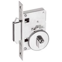 Fechadura Porta Correr 2469 - Inox Polido