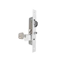 Fechadura Porta Correr Bico De Papagaio Linha Suprema 1090 Branca Fechadura Porta Correr Bico De Papagaio Linha Suprema 1090 Branca