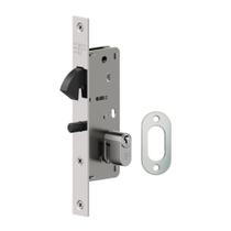 Fechadura porta correr bico papagaio interna cromada 28mm 3f