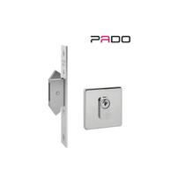 Fechadura Porta Correr Externa Pado Inox Polido Cromada