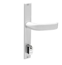 Fechadura porta de alumínio ou ferro perfil estreito Pado Branca