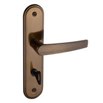 Fechadura porta de banheiro Pado 401 espelho bronze oxidado