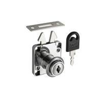 Fechadura Porta De Correr 19 X 22mm Cromado Gaveta Móveis